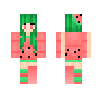 Wατεrmεlοη Gιrl | Aυτυmη - Female Minecraft Skins - image 2
