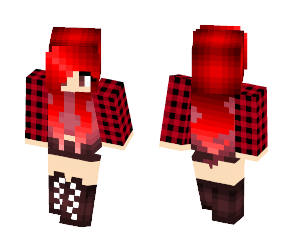 Red Girl - Girl Minecraft Skins - image 1