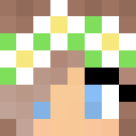 Green Flower Girl - Girl Minecraft Skins - image 3