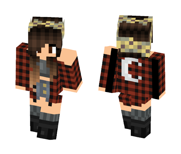 Flannel Girl - Girl Minecraft Skins - image 1