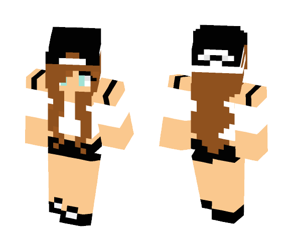 Skater Girl 2 - Girl Minecraft Skins - image 1