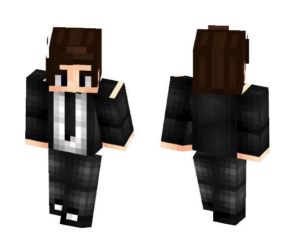 Fox Mulder // looks better in 3D - Male Minecraft Skins - image 1