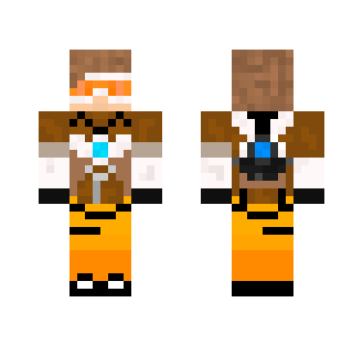 Me as tracer (Overwatch) - Male Minecraft Skins - image 2