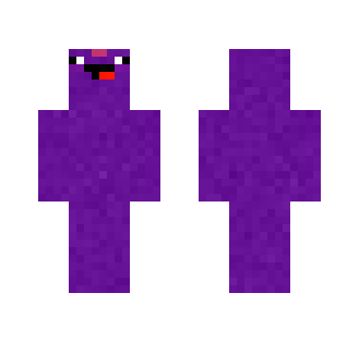 Purple fur ball whit horn - Male Minecraft Skins - image 2