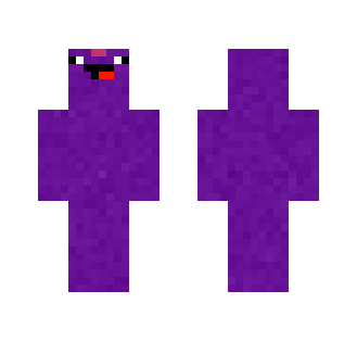 Purple fur ball whit horn