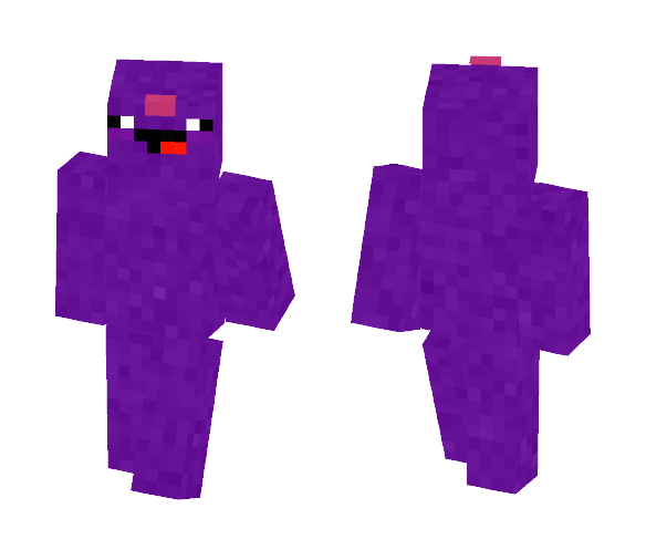 Download Free Purple fur ball whit horn Skin for Minecraft image 1 Purple fur ball whit horn - Male Minecraft Skins - image 1