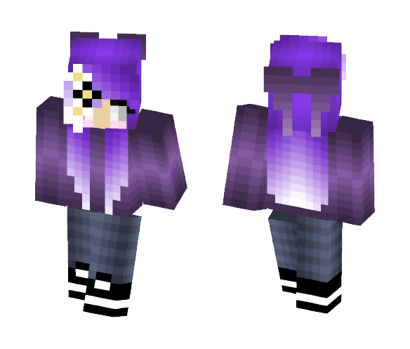 Purple Girl - Girl Minecraft Skins - image 1