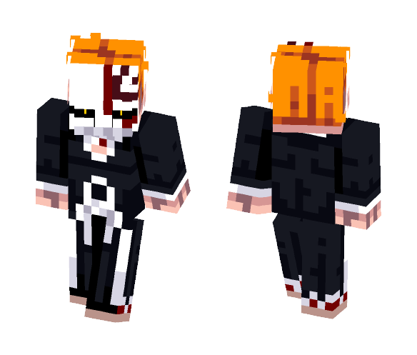 Visored Ichigo (Bleach) - Male Minecraft Skins - image 1