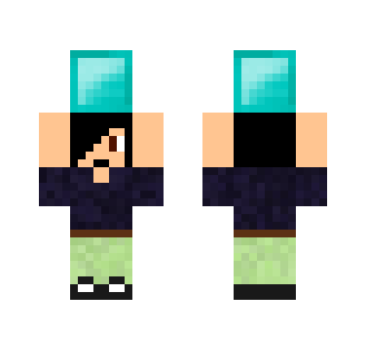 Guy Holding Diamond Block