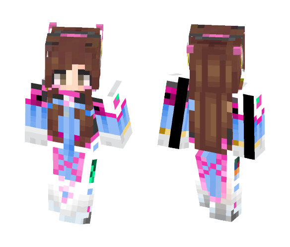 D.va Overwatch - Female Minecraft Skins - image 1