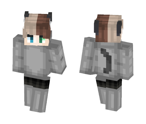 Gray cat - Cat Minecraft Skins - image 1