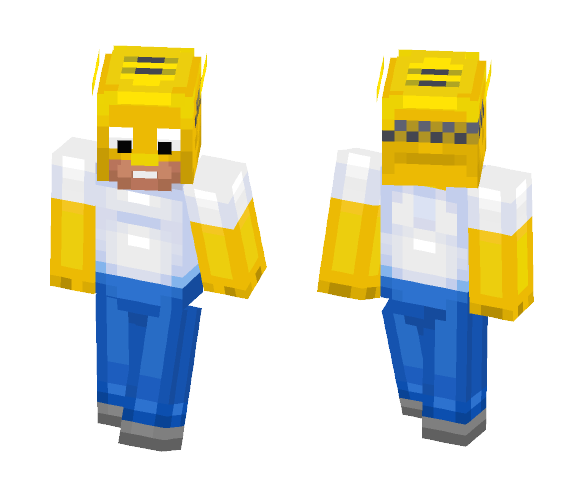 Homer Simpson - Male Minecraft Skins - image 1