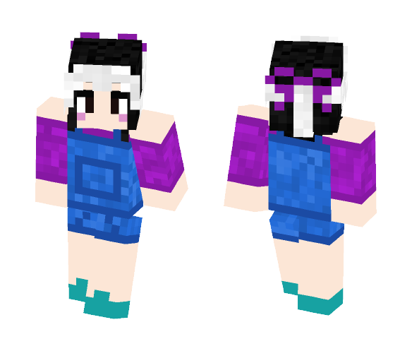 Download Free Atena - My Best Friend Skin for Minecraft image 1 Atena - My Best Friend - Female Minecraft Skins - image 1