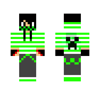 Cool Creeper PVP skin - Male Minecraft Skins - image 2