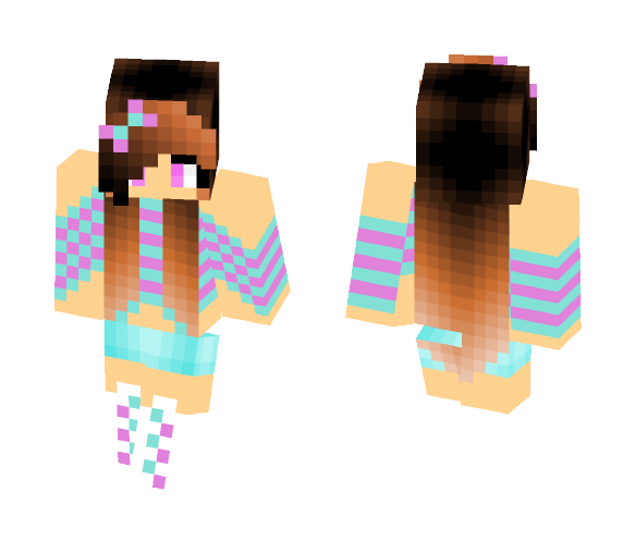 Cute Aztec Print Girl - Cute Girls Minecraft Skins - image 1