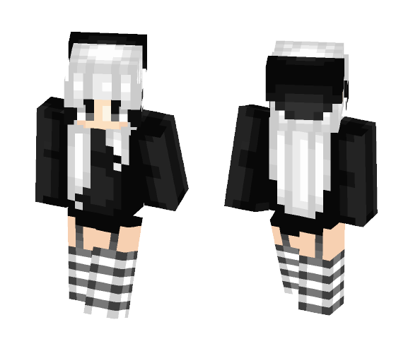 White 'n black - Male Minecraft Skins - image 1