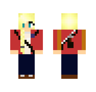 Blonde archer