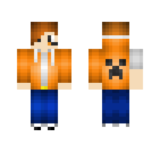 Orange Creeper Hoodie