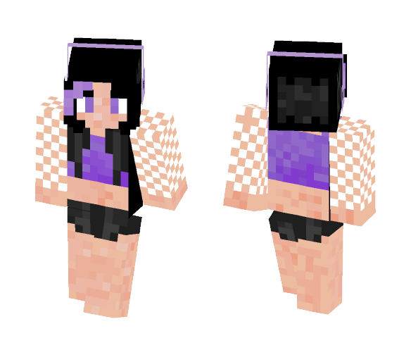 Download Free Girl Youtuber Skin for Minecraft image 1 Girl Youtuber - Girl Minecraft Skins - image 1