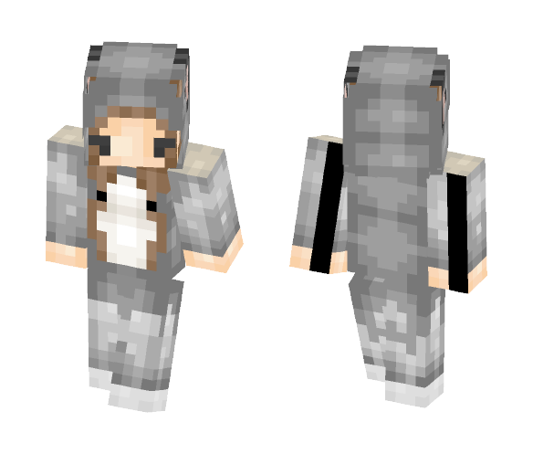 Wolf One Piece - Female Minecraft Skins - image 1