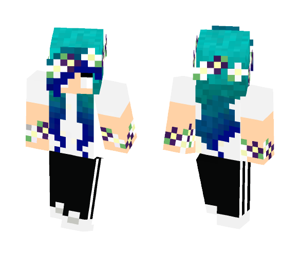 Flower eye - Female Minecraft Skins - image 1
