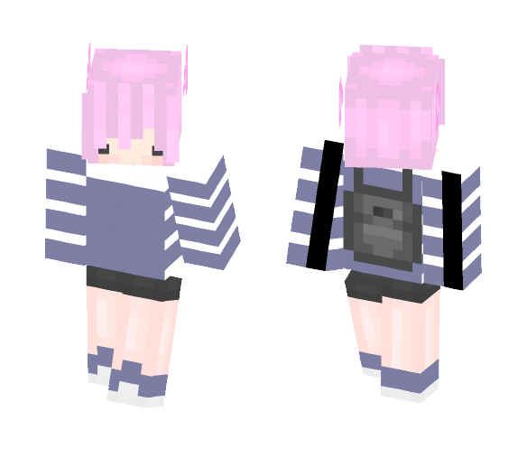 Chibi cat *Mack* - Cat Minecraft Skins - image 1
