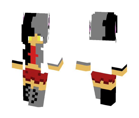 Human Wolf - Female Minecraft Skins - image 1