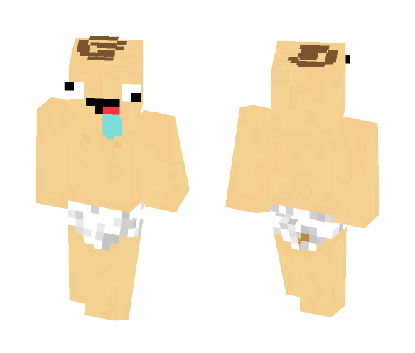 Derp Baby - Baby Minecraft Skins - image 1