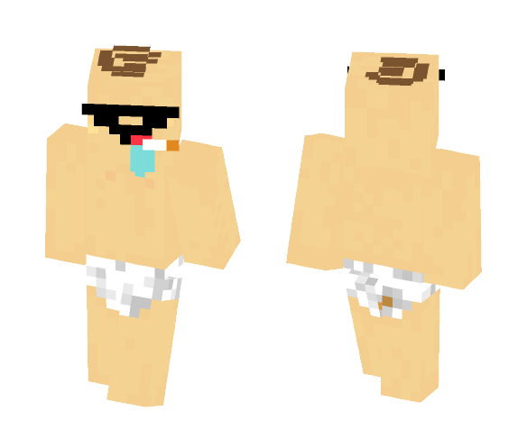 Download Free Swag Baby Skin for Minecraft image 1 Swag Baby - Baby Minecraft Skins - image 1