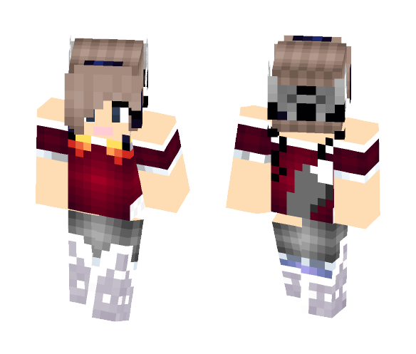 Wolf girl - Girl Minecraft Skins - image 1