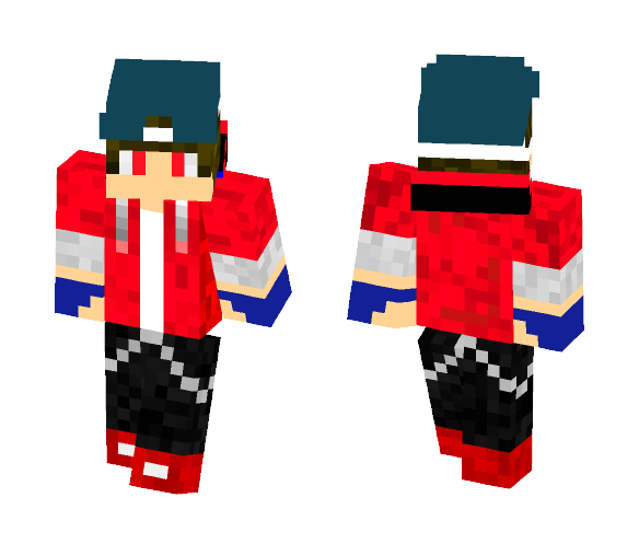 EightySquid5 With a Blue Hat - Male Minecraft Skins - image 1