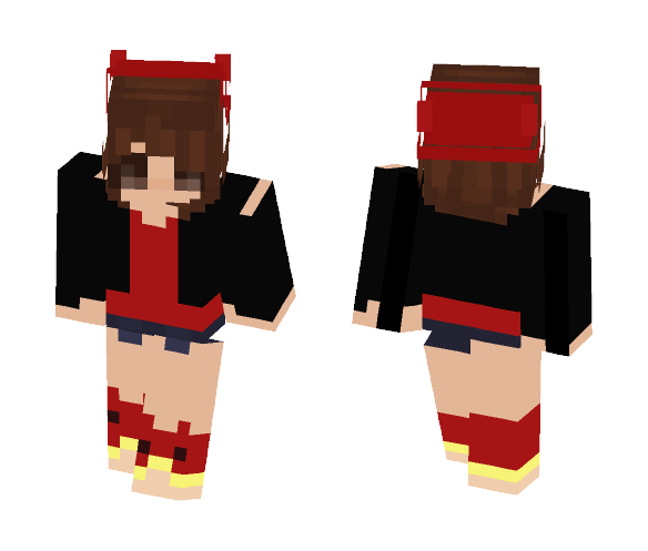 luna~ fan made skin of flufffy ^_^ - Female Minecraft Skins - image 1