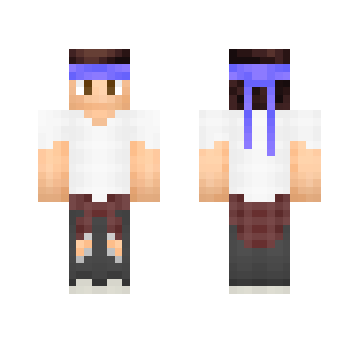 Plain T Shirt Guy w/ Bandana - Male Minecraft Skins - image 2