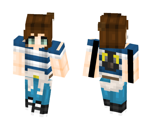Download Free For my friend, LittleHoot3. Skin for Minecraft image 1 For my friend, LittleHoot3. - Female Minecraft Skins - image 1