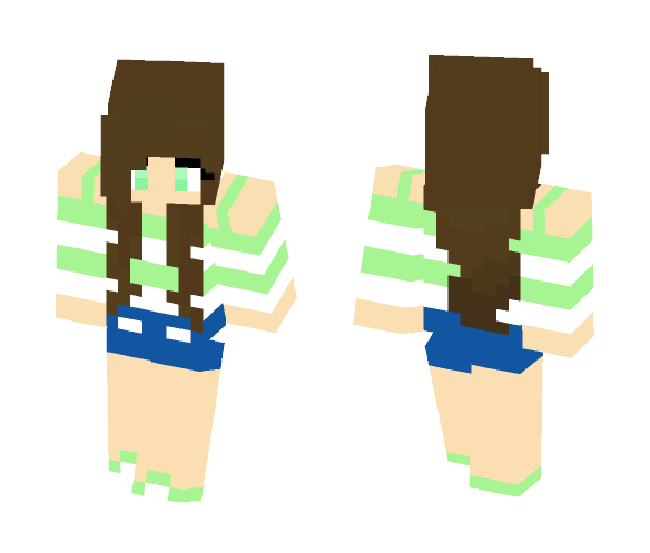 Green Girl - Girl Minecraft Skins - image 1