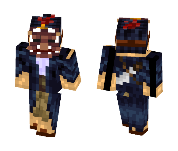 Masked Japanese Assassin - Male Minecraft Skins - image 1