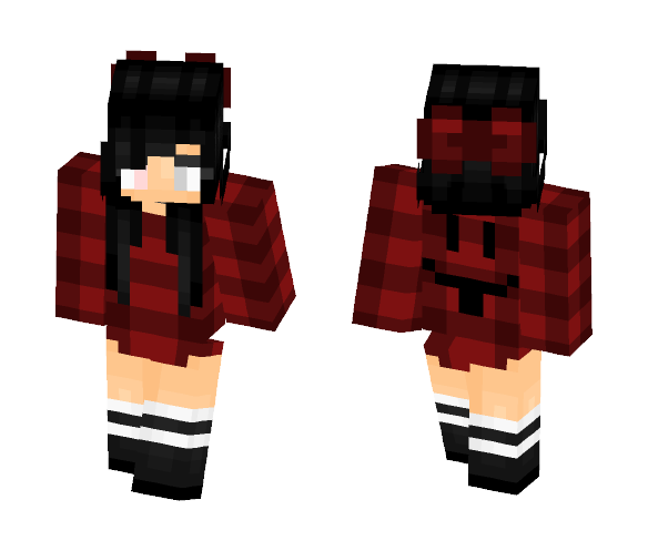 Plaid Cutie~ - Female Minecraft Skins - image 1