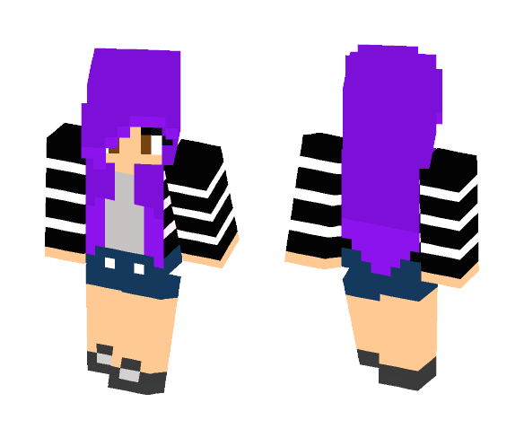 Emo Reble (Redone) - Female Minecraft Skins - image 1