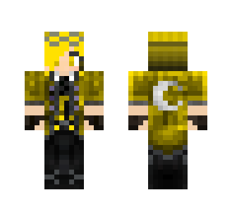 Warrior Girl in Yellow