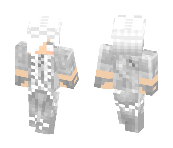 Warrior Girl all White - Girl Minecraft Skins - image 1
