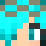 Warrior Girl in Teal - Girl Minecraft Skins - image 3