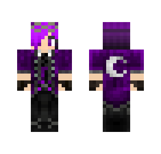 Warrior Girl in Purple