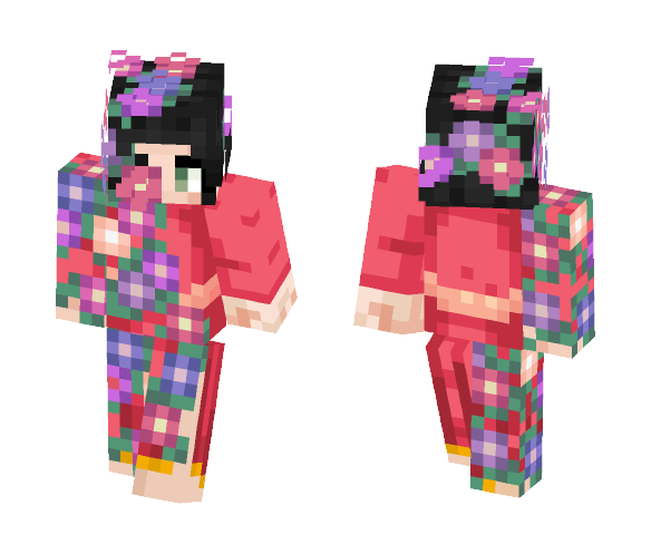 Blossoming Sakura Girl - Girl Minecraft Skins - image 1