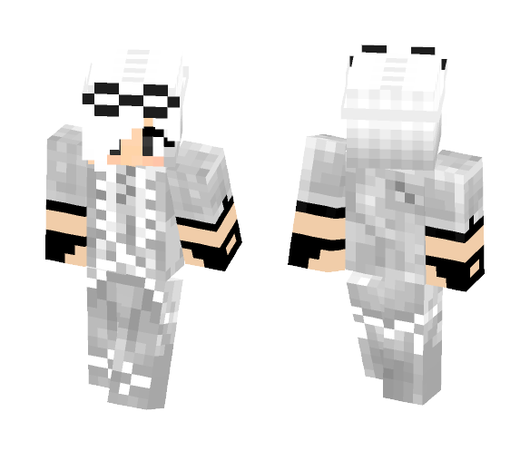 Warrior Girl in White - Girl Minecraft Skins - image 1