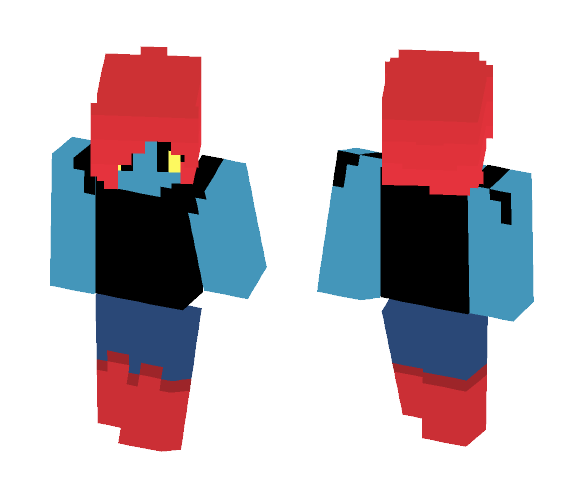 Undyne - Female Minecraft Skins - image 1