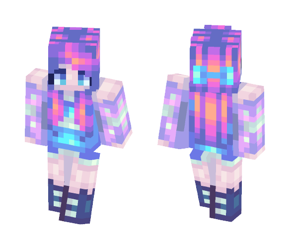 Galaxies v3 (woo 200 subs) - Female Minecraft Skins - image 1