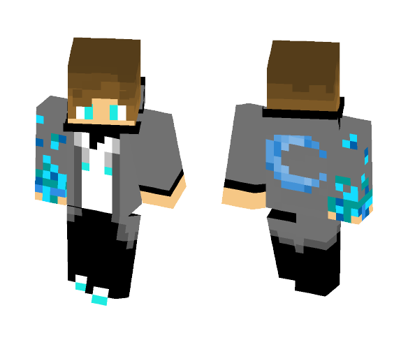 Download Free Charged Boy Skin for Minecraft image 1 Charged Boy - Boy Minecraft Skins - image 1