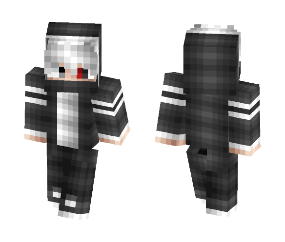 Kaneki Ken [Ghoul] - Male Minecraft Skins - image 1