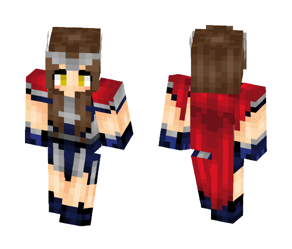 Lady Thor- Upgraded! - Comics Minecraft Skins - image 1