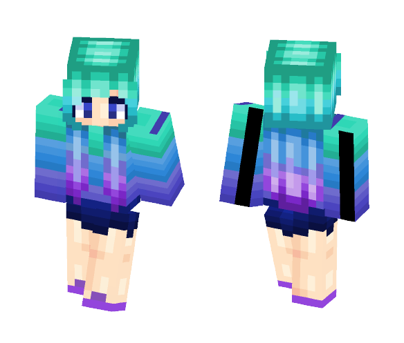 Ocean - Female Minecraft Skins - image 1